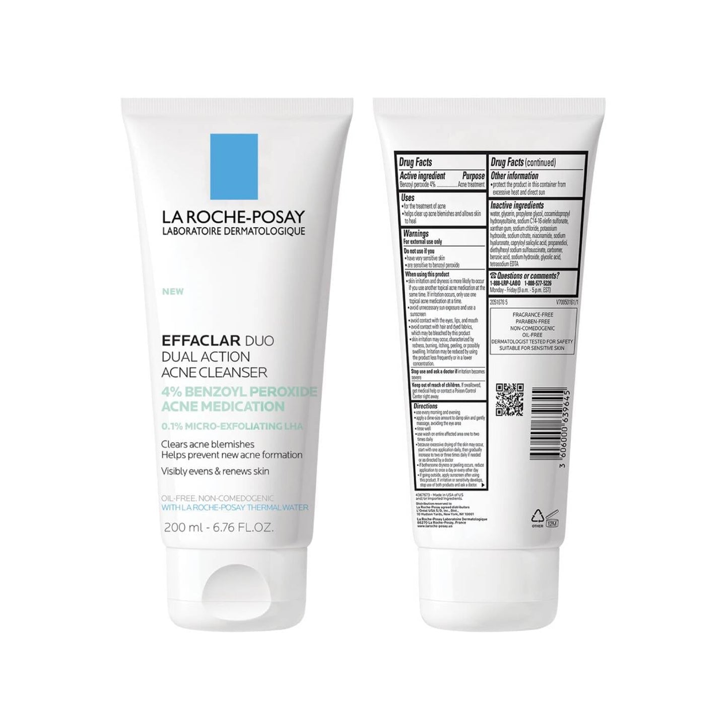 effaclar-dual-action-acne-face-wash-with-4-benzoyl-peroxide-m9 LaRochePosay-Product-Skincare-Effaclar-Duo-Dual-Cleanser-200ml-3606000639645-ATF-PIM-packshot-texture.jpg
